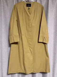 シンプリシテェ SIMPLICITE スプリングコート ノーカラーロングコート