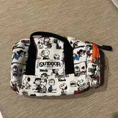 スヌーピー x OUTDOOR　ボストン型ペンケース　ミニポーチ