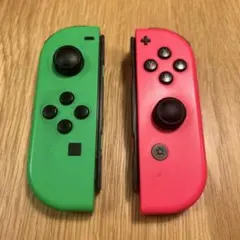 【ジャンク品】Nintendo Switch ジョイコン 緑とピンク