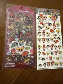 4サイズステッカー　ドロップジェリーシール　パワパフ　パワーパフガールズ　正規品