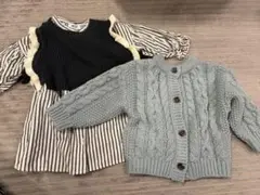 BREEZE アプレレクール　ワンピ、ニット　80サイズ