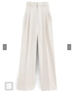 グレイル　タックセンタープレスストレートワイドパンツ[ai36]