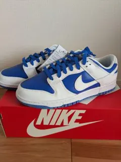 NIKE DUNK LOW ホワイト/ブルー
