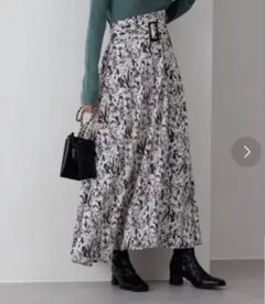 COLONY2139 総柄ロングフレアースカート