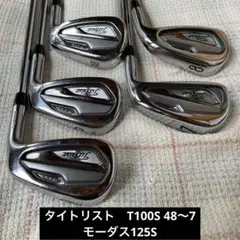 良品】名器 タイトリスト T100 2019 メンズアイアンセット 6本 X