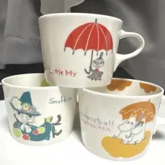 ムーミン マグカップ３個セット スナフキン ・リトルミイ・ムーミン