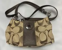 COACH ショルダーバッグ ベージュ/ブラウン、値下げしました
