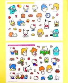 サンリオキャラクターズ シールセット キティ キキララ ハンギョドン ポチャッコ