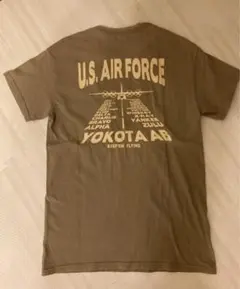 横田基地友好祭Tシャツ U.S. AIR FORCE カーキ　空軍