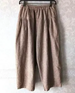 TSUHARU by samansa mos2　麻綿混パンツ　Fサイズ