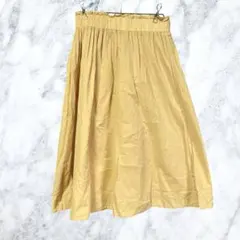 13237 組曲KUMIKYOKU フレアスカート S イエロー オンワード樫山