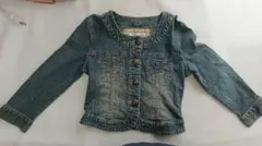 【未使用】訳あり タグ難あり キッズ デニムジャケット