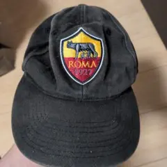 AS ROMA キャップ ブラック