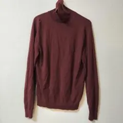 UNIQLO メリノウール セーター M ワイン