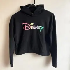 美品☆H&M ディズニー　Disneyネオンカラー ロゴパーカー