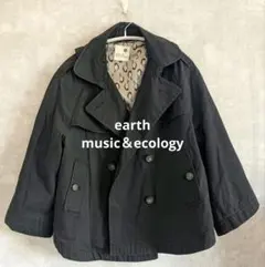 earth music&ecology サマージャケット ショート ブラック