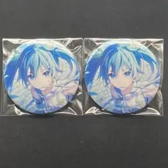プロセカ 初音ミク グリッター缶バッジ 50A 2点セット ①