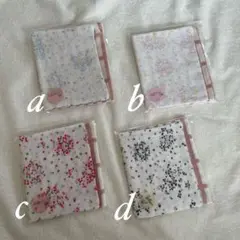 1591・ハンドメイド♡ダブルガーゼハーフハンカチ 四枚セット