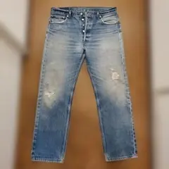 00s Levi's 501 鬼ヒゲ グランジ 36×33 Big sizeのサムネイル