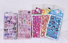 ま*☆様 マイメロクロミぷにぷにおしりシール　ボンボンドロップシールキティ　キラ