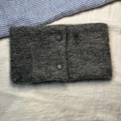 アルパカ ネックウォーマー グレー ハンドメイド