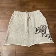 BEAMS HEART グレー スウェットスカート
