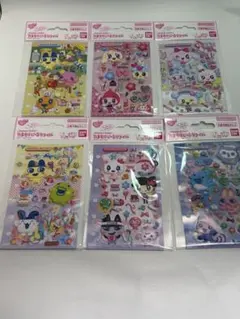 たまもりしーる リフィル ぷっくりシール 全6種 コンプリート　たまごっち