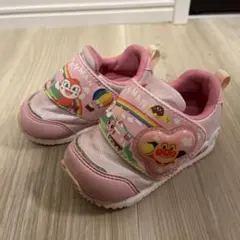 アンパンマン ベビーシューズ 可愛いピンク