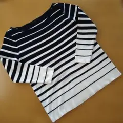 【 ANAYI 】ボーダー 長袖 カットソーのサムネイル