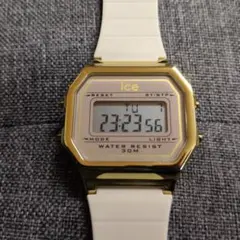 ice watch デジタル腕時計 ゴールド ホワイトのサムネイル