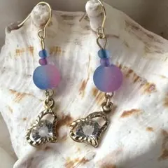 ハンドメイドシンプルピアス548