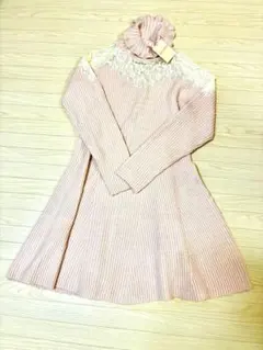 希少⭐︎タグ付き⭐︎LIZLISA レース　ニットワンピース リズリサ　平成 00s