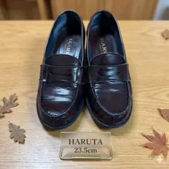 ハルタ HARUTA ローファー ローター 赤茶 レディースのサムネイル