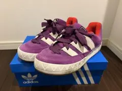 adidas アディマティックスニーカー 紫/赤　27.5㎝のサムネイル