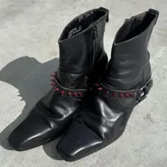 Buffalo Bobs Red Spikes Ring Heels Bootsのサムネイル