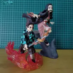 鬼滅の刃 フィギュア 竈門炭治郎＆竈門禰豆子2体セットSEGAXrossLink