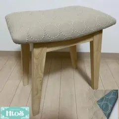 ミナペルホネン スツール タンバリン 四角【エクリュ/ライトブルー