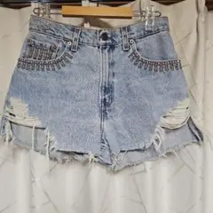 Levi's 550 スタッズ付き デニムショートパンツのサムネイル