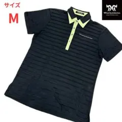 マイノリティコレクション　ゴルフウェア マイノリティ コレクション 半袖ポロシャツ ピンク×黒 ドット ボタン