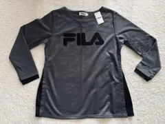 FILA グレー 長袖 Tシャツ