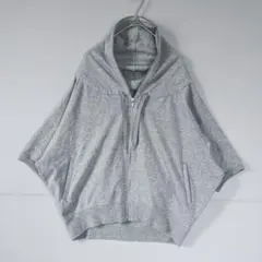 DOUBLE STANDARD CLOTHING ジップアップパーカー グレーのサムネイル