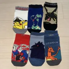 ポケモン子供靴下6足