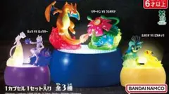 ポケモン プレミアムガシャポン バトルコレクションライトピカチュウvsルカリオ