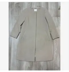 フード付き 組曲 KUMIKYOKU ウールコート オフホワイト コート