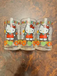 モ*】様 ⭐︎希少⭐︎ハローキティ　タンブラーセット　グラス　1992年製　サン