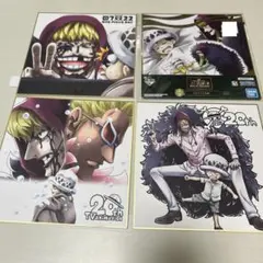 ワンピース 一番くじ ALL STAR メモリアル色紙 20th ロー コラソン