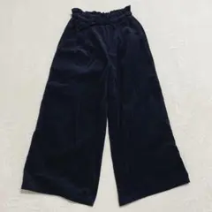 アースミュージックアンドエコロジー◇コーデュロイワイドパンツ ウエスト紐 F
