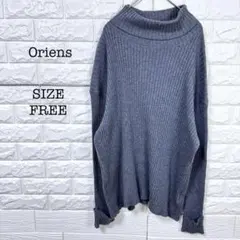 オリエンス ジャーナルスタンダード リブニット タートルネック FREE グレー