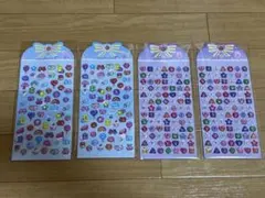 カラフルな3Dシール 4シートセット　②