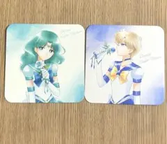 セーラームーン Cosmos 映画特典　コースター　ネプチューン　ウラヌス